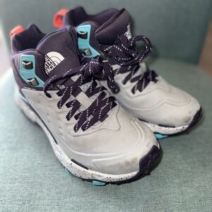 North Face VECTIV Exploris FUTURELIGHT Mid Hiking  Grey/Dark/purple Eggplant